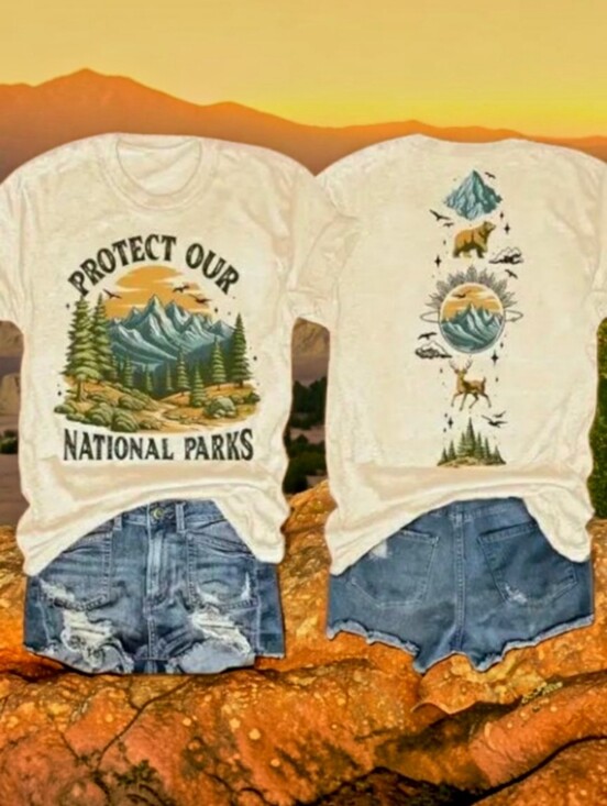 Tops - Protect Our National Parks Graphic Tee - NWT!